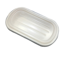 Biodegradable bagasse food container with lid one cell two cells 1000ML 850 ML